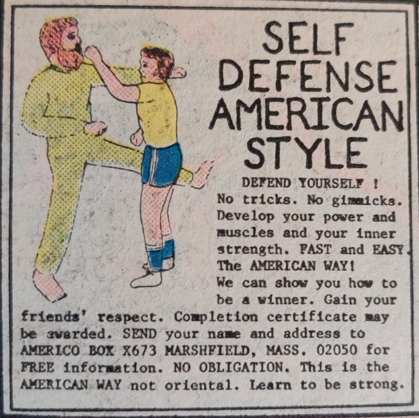 DC Comics Star Trek Issue 8 - American self defense ad