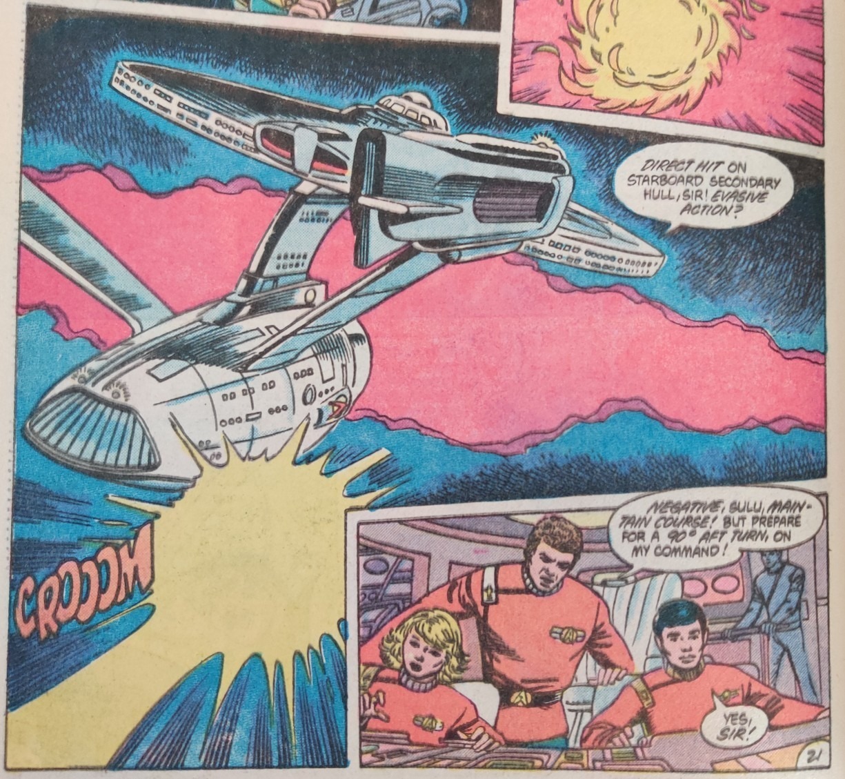 DC Comics Star Trek Issue 8 - Right Turn Enterprise