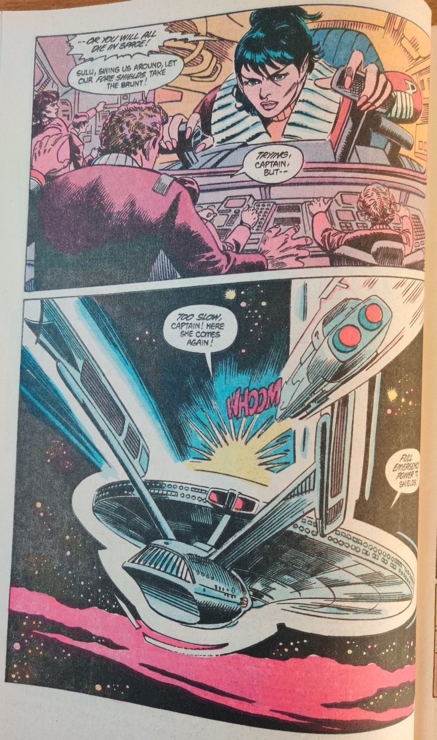 DC Comics Star Trek Issue 8 - Saavik Battle