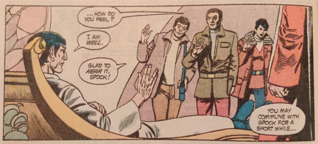 DC Comics Star Trek Issue 9 - Spock Lounges